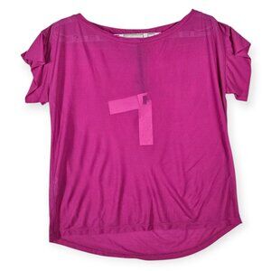 PINKO Letitia Fuchsia Pink Jersey T-Shirt Women's Size XS NWT